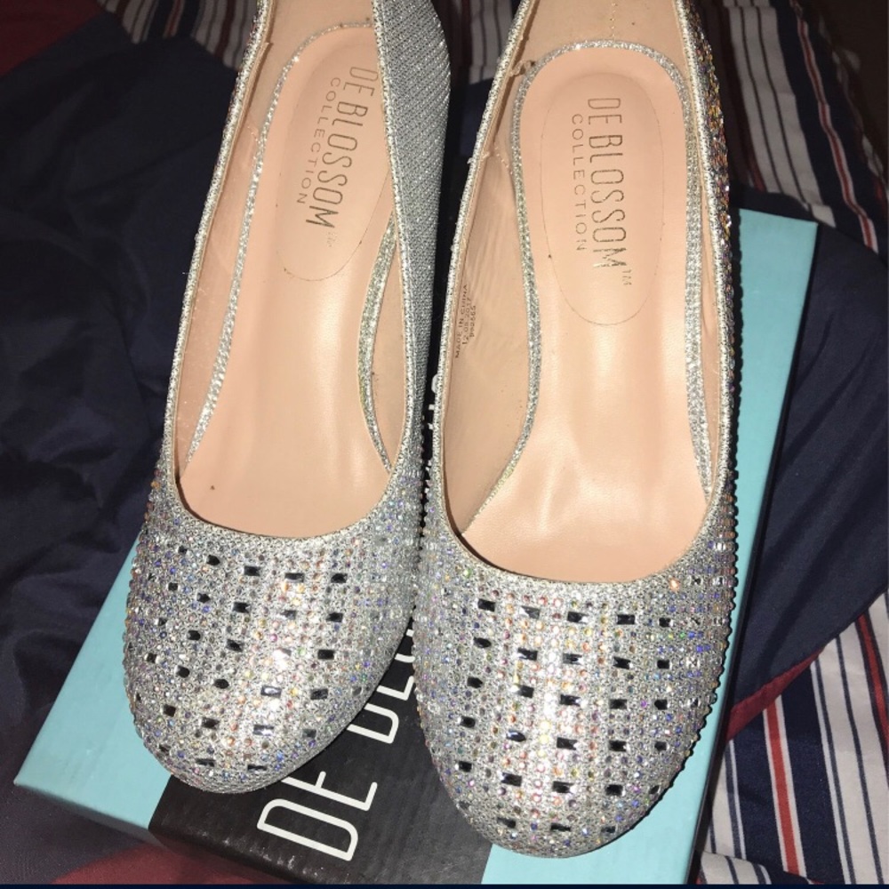 silver heels
